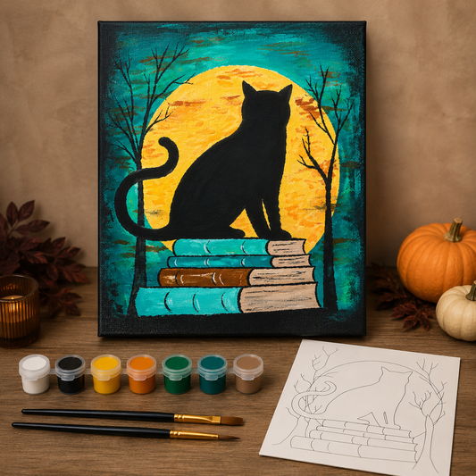 Cat & Moon