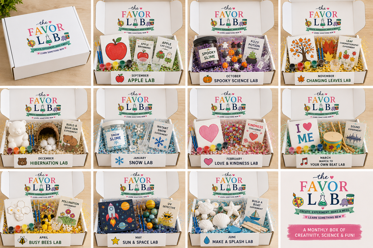 The Favor Lab Monthly Subscription Box