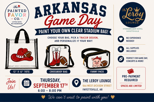 Paint Your Own Arkansas Stadium Bag  @ The Leroy Lounge 09/17 6-8pm