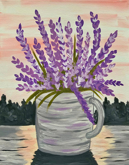 Lavender At Last Night