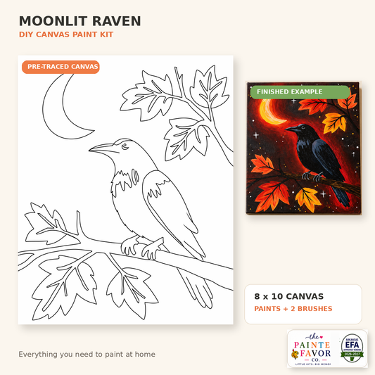 Moonlit Raven