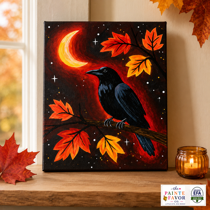 Moonlit Raven
